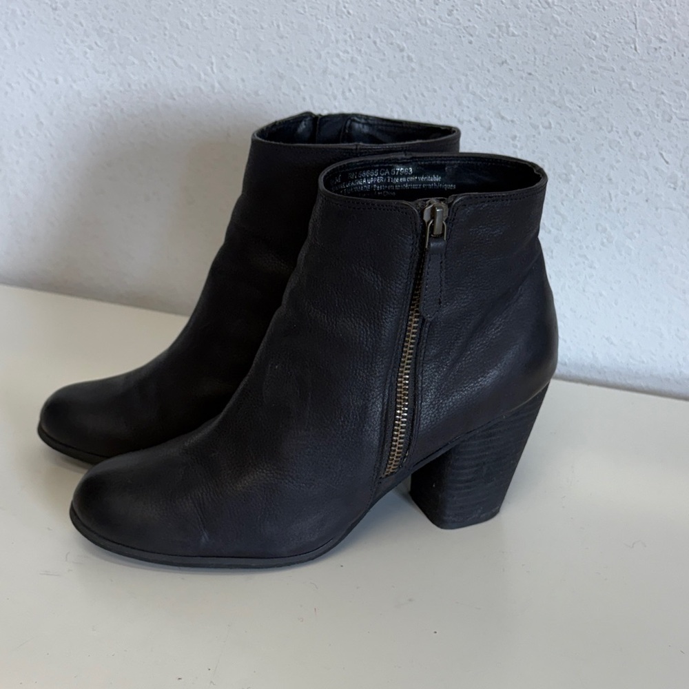 Nordstrom Black Leather Ankle Booties